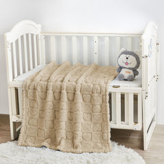 Yurhap fleece baby blanket high-quality safe fabric gentle on delicate skin.