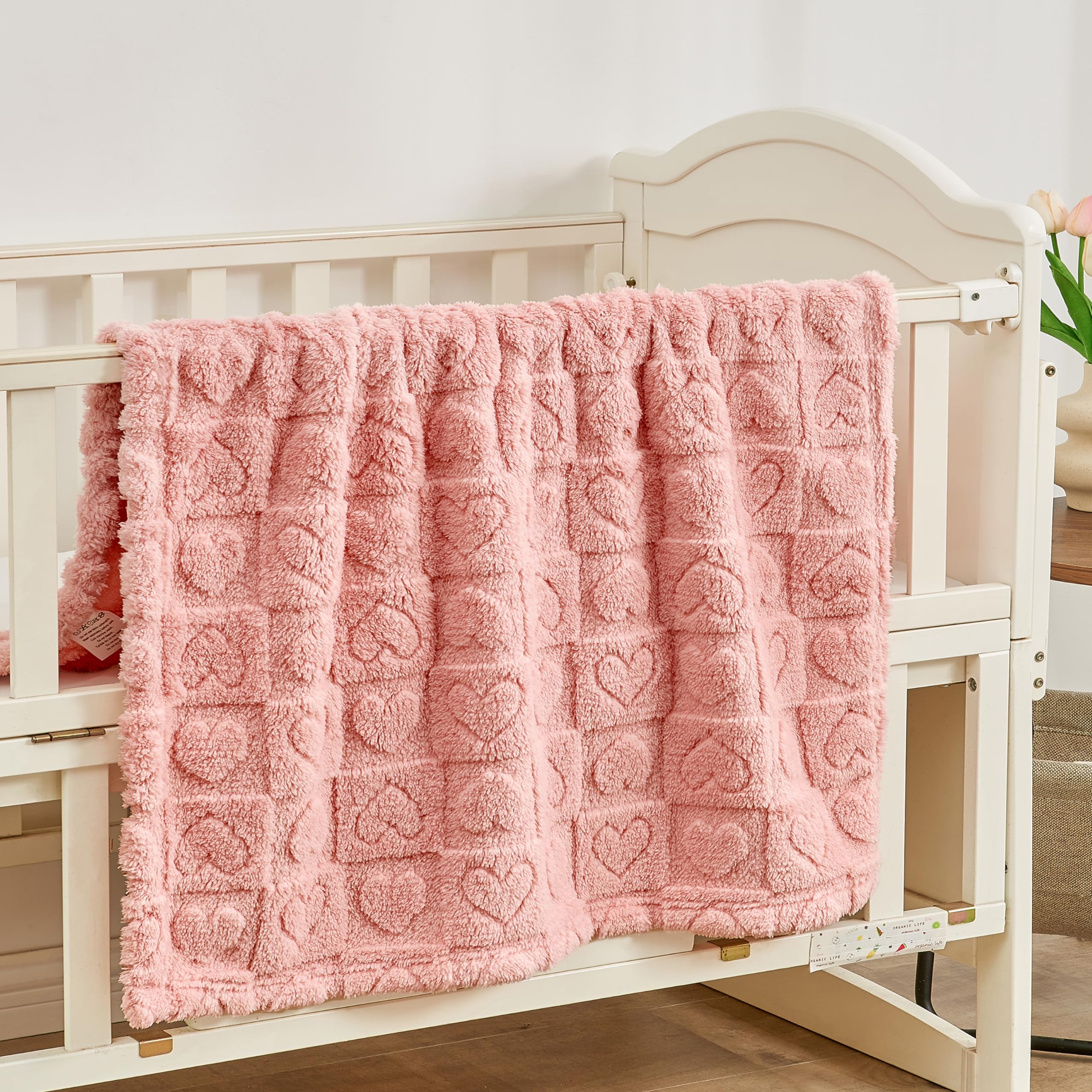 Yurhap plush fleece blanket with soft fabric for tender baby comfort.