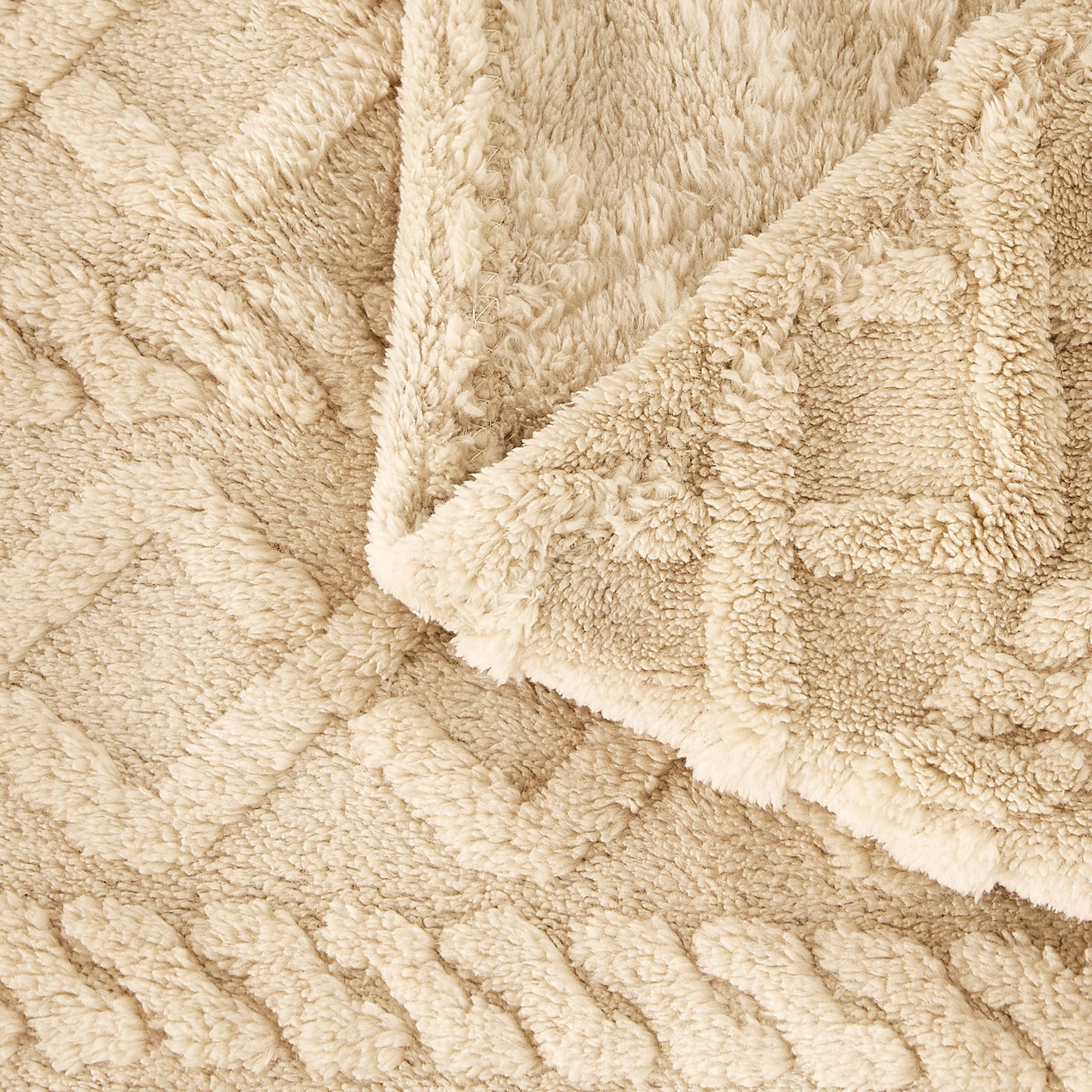 Yurhap Sherpa fleece baby blanket travel-friendly size for car seats.