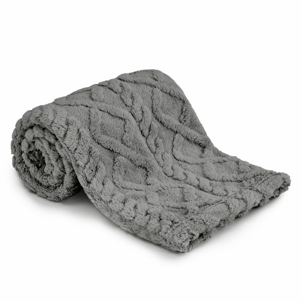 Yurhap Sherpa fleece blanket close-up pattern, soft texture for cozy baby snuggles.
