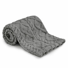 Yurhap Sherpa fleece blanket close-up pattern, soft texture for cozy baby snuggles.