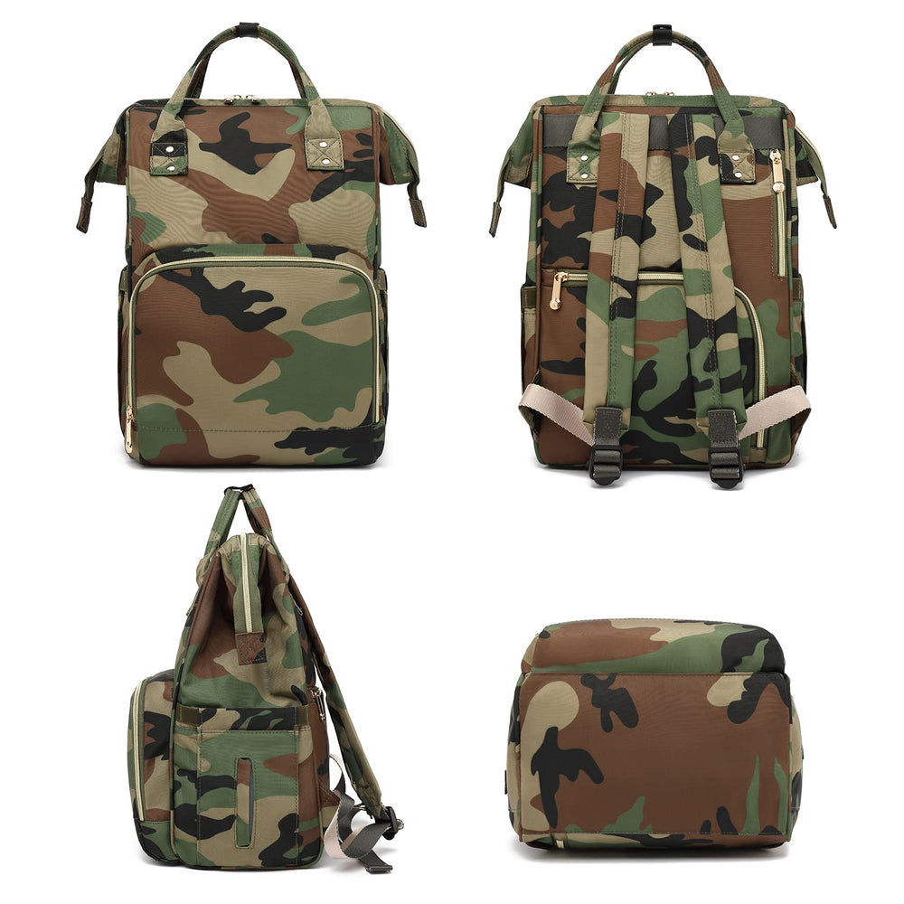 Yusudan roomy main compartment fits diapers, wipes, clothes, and bottles