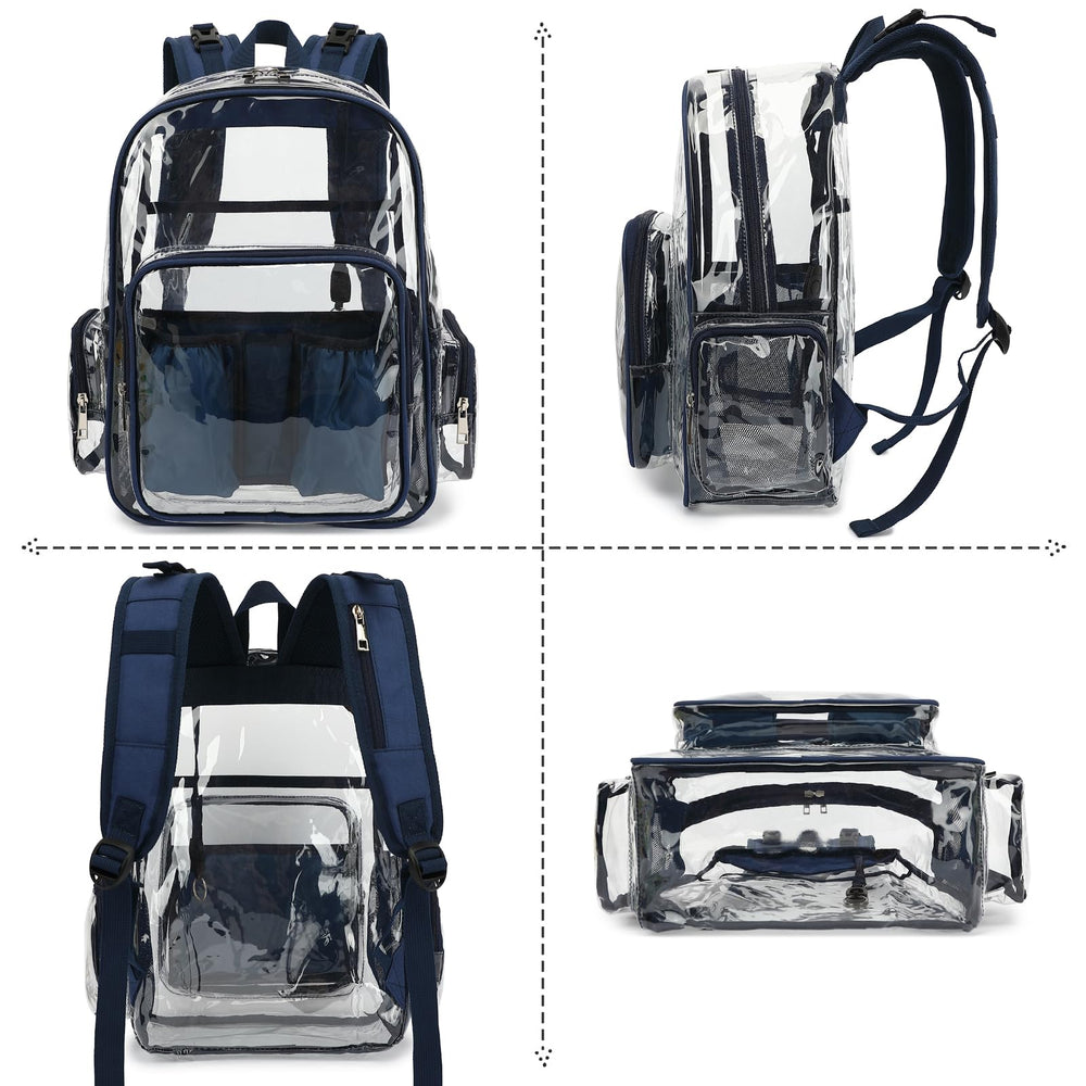 Yusudan Clear Diaper Bag Backpack lightweight design for comfortable all-day use.