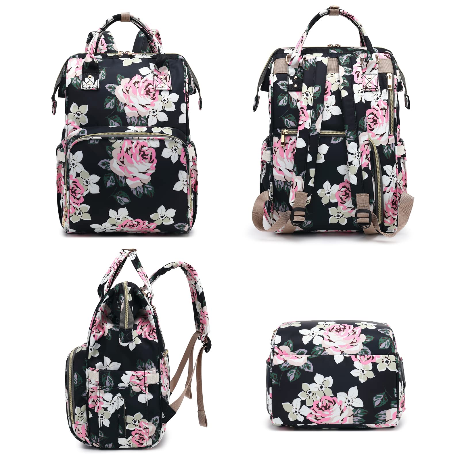 Yusudan floral bag as a versatile gift for moms and baby showers