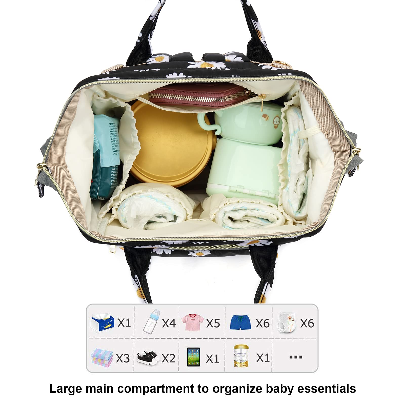 Yusudan wet-dry pocket keeps messy items separated and easy to rinse