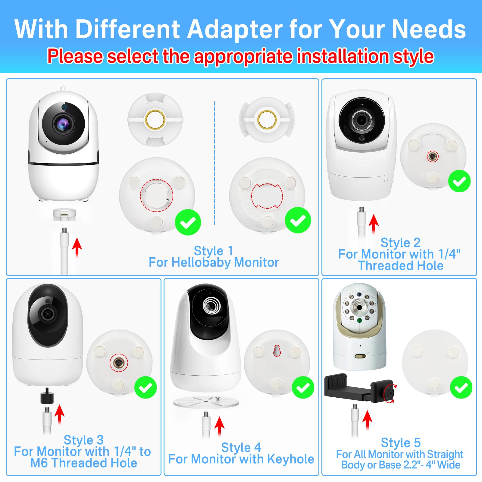 Yususipa crib clip attachment holds a monitor securely on a crib.