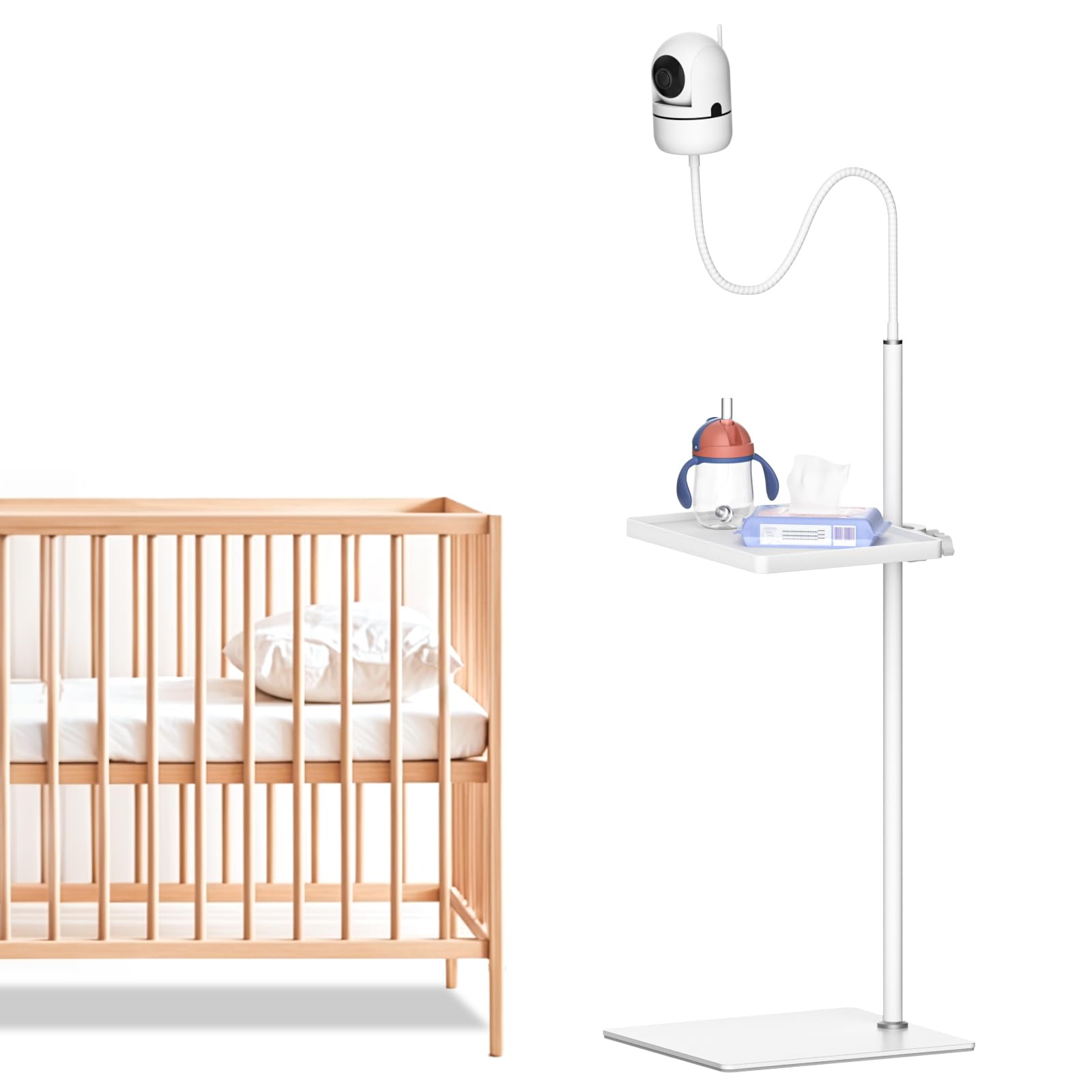 Yususipa height adjustable baby monitor stand for flexible viewing