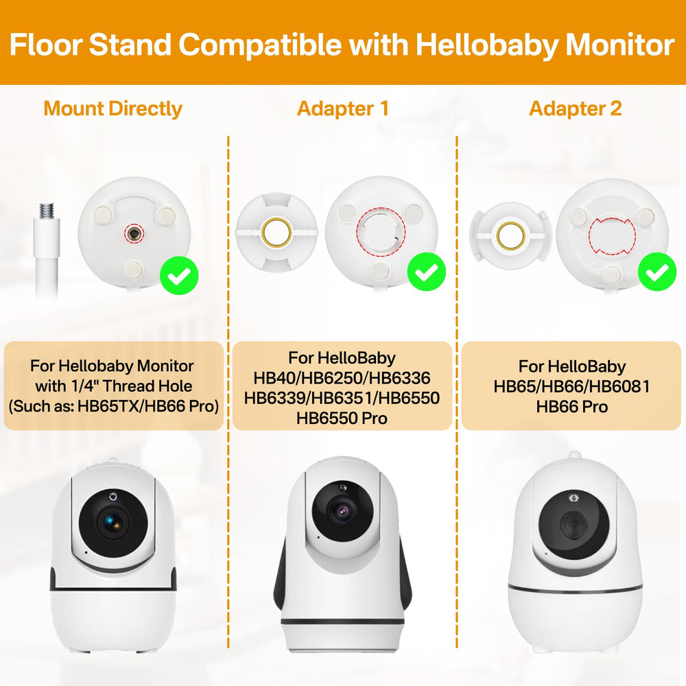 Yususipa adapters enable compatibility across multiple Hello Baby HB models.