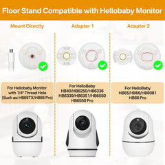 Yususipa adapters enable compatibility across multiple Hello Baby HB models.