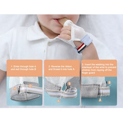 YUYTE guard with breathable holes helps keep little hands cool and dry