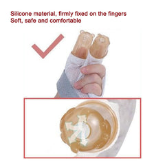 YUYTE two-fingers-design offers stable wear for finger-sucking habits