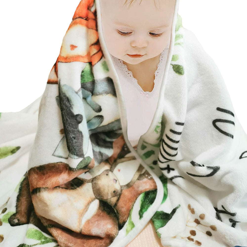 Yuzioey Soft-Flannel Blanket resists fading for long-lasting photos