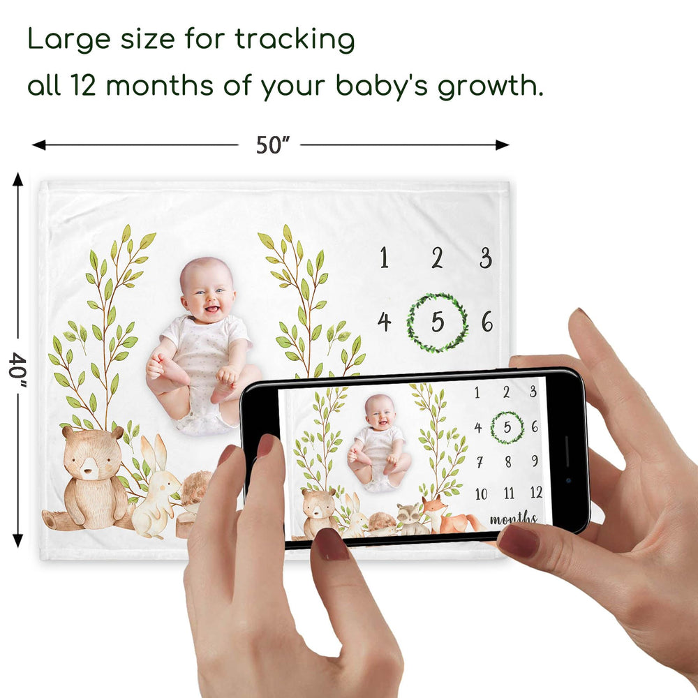 Yuzioey milestone marker included for easy baby milestone tracking