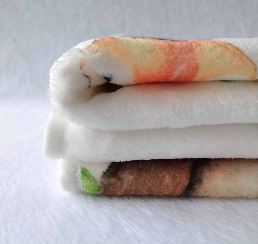 Yuzioey Popfavors 300 GSM soft flannel blanket offers plush warmth