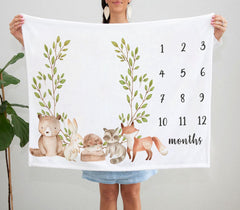 Yuzioey woodland baby photo background enhances cherished family portraits