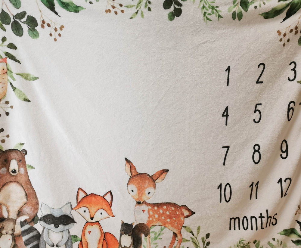 Yuzioey milestone blanket helps capture year-one memories with charm