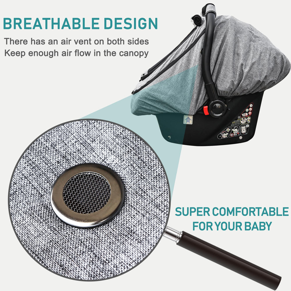 YVMVDV minky dot inner fabric feels soft against baby's skin.