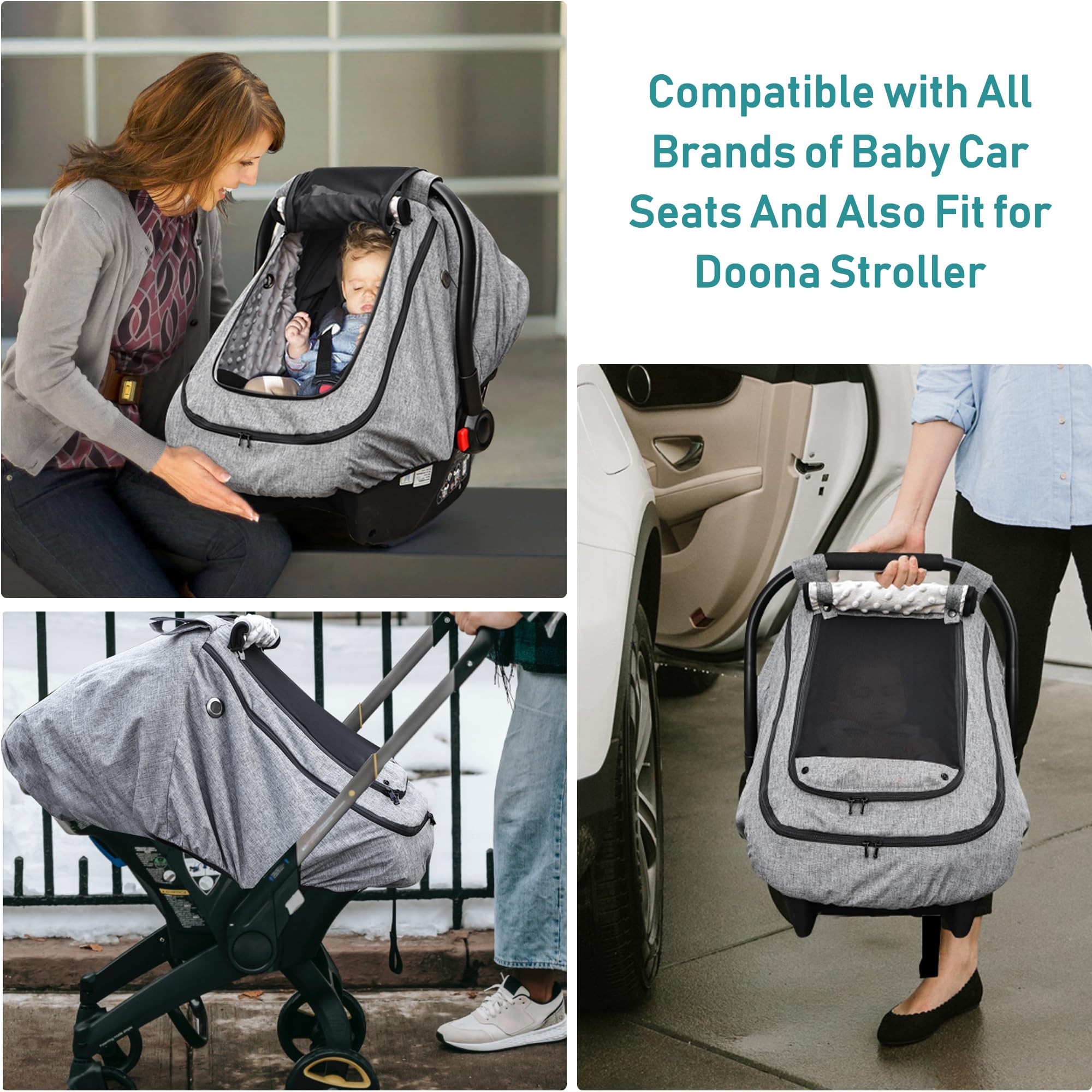 YVMVDV universal fit for car seats and strollers.