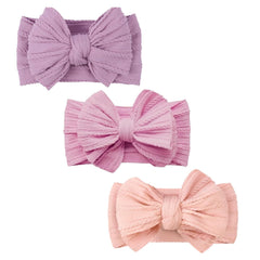 YWAOAIJD baby bows headbands set of three colors for versatile outfits and easy mix-and-match