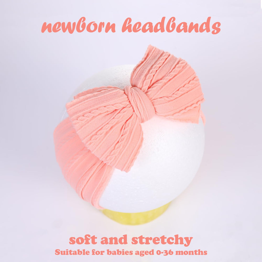 YWAOAIJD baby headband in soft nylon fabric gentle on delicate skin