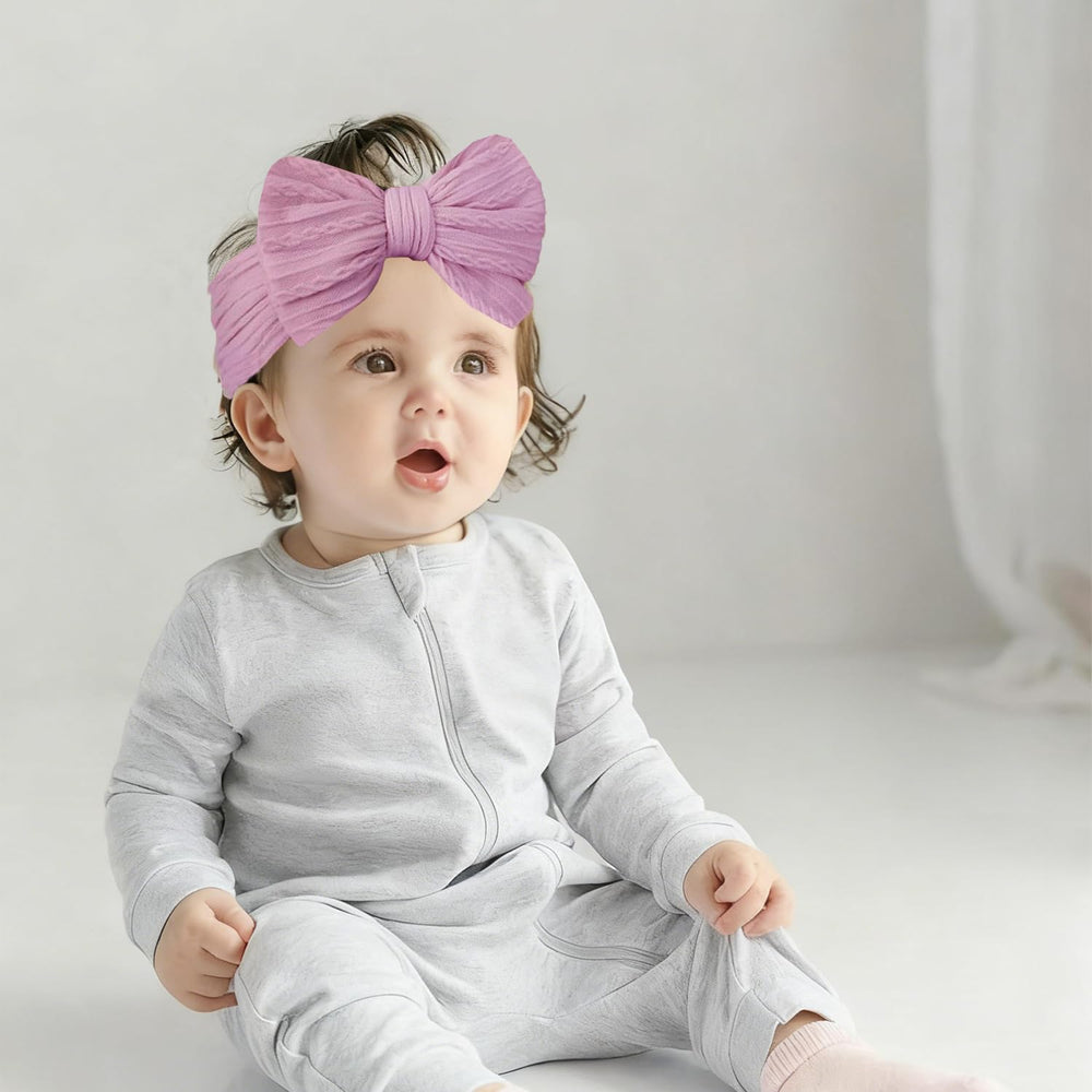 YWAOAIJD large elastic headband fits snugly without pulling.