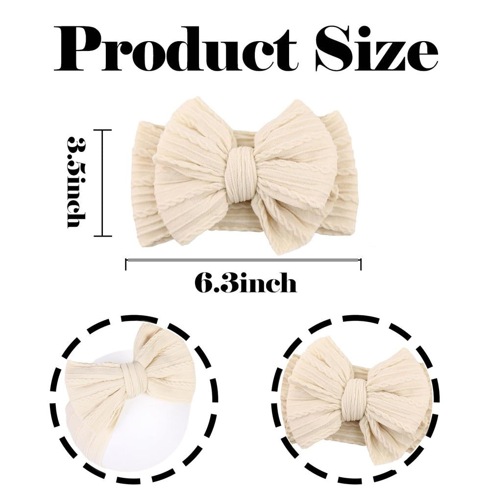 YWAOAIJD large elastic headband with nylon fabric fits soft and secure.