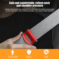Ywdiml seatbelt adjuster installation step demonstrates quick setup.