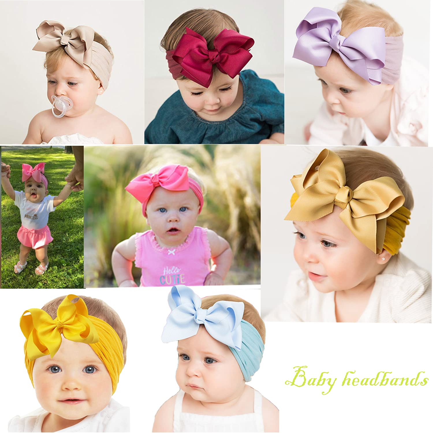 Yxiang mustard bow headband delivers comfortable all-day wear for toddlers.