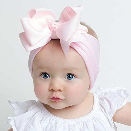 Yxiang white bow headband shines in christening and family photos.