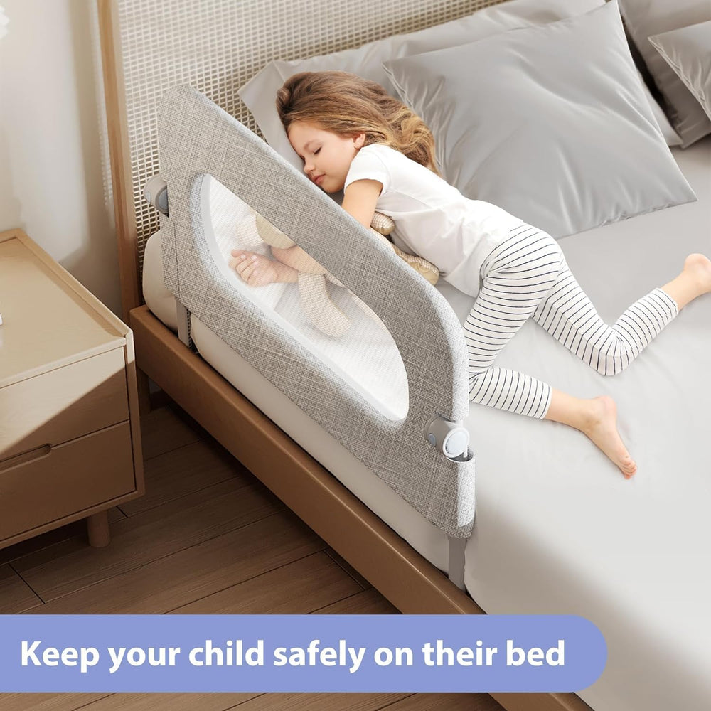 YYAMEA breathable mesh fabric keeps little one cool at night.