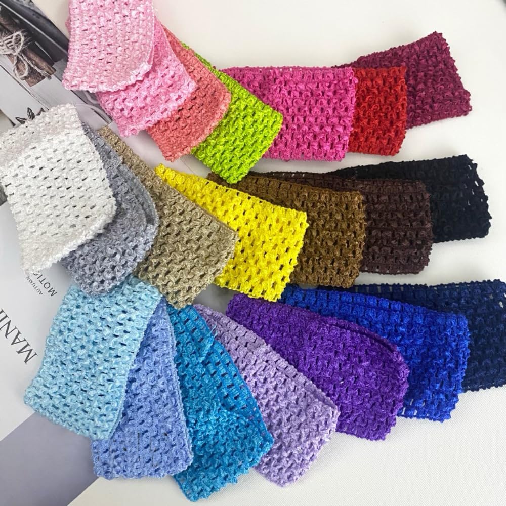 Soft elastic YYCRAFT headband stretches 12–20 inches for secure comfortable wear.