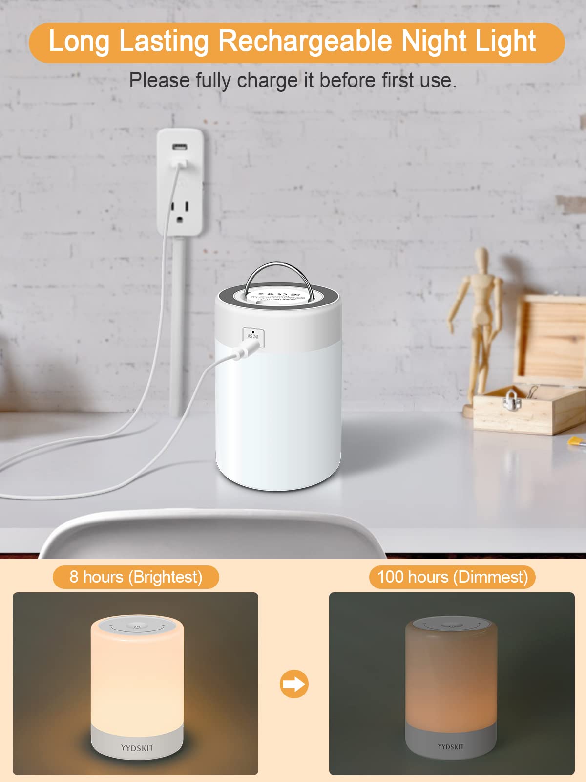 YYDSKIT color light mode adds playful ambiance for kids.