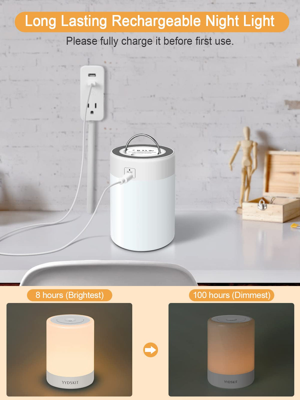 YYDSKIT color light mode adds playful ambiance for kids.