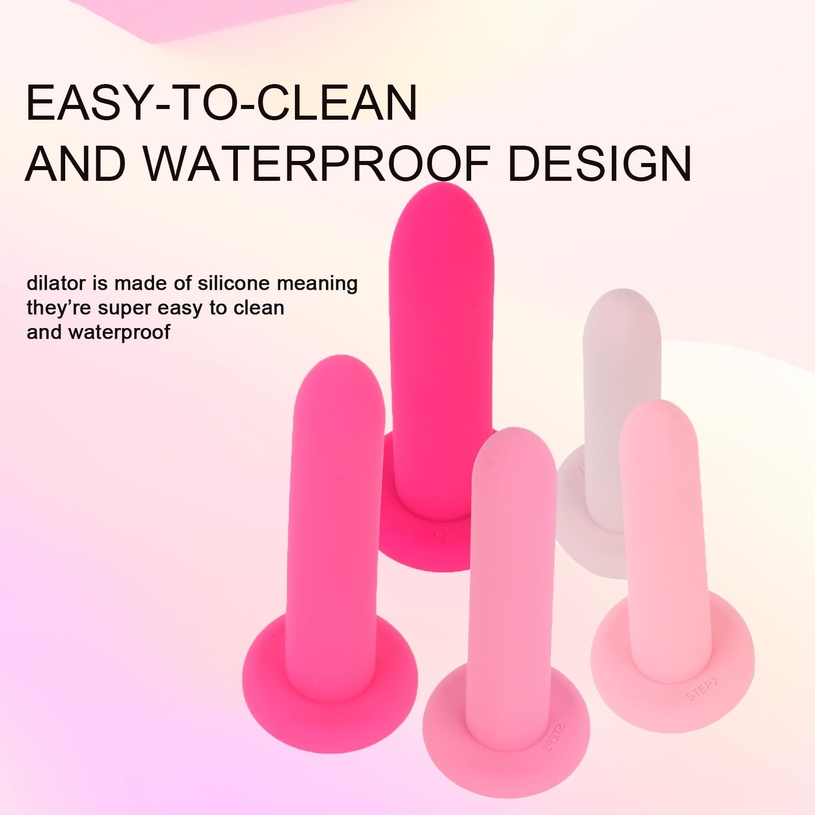 YYGXIAN silicone pelvic floor trainer Step 5 maximum diameter 1.27 in for advanced practice