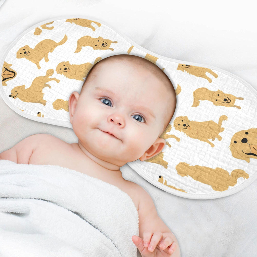 YYZZH burp cloth wrap-edge detail prevents rough edges.
