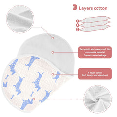 YYZZH burp cloth with TPU waterproof bottom helps keep outfits clean.