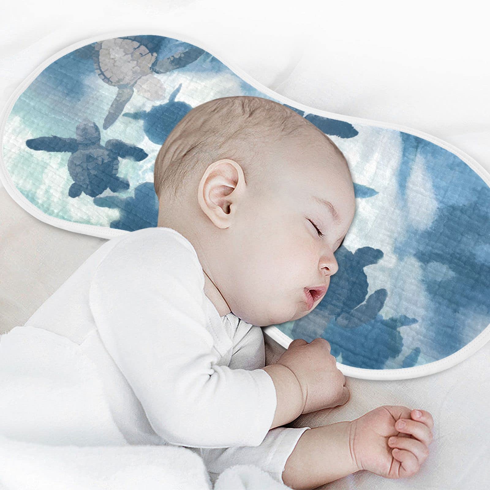 YYZZH burp cloth with TPU waterproof bottom protects outfits.