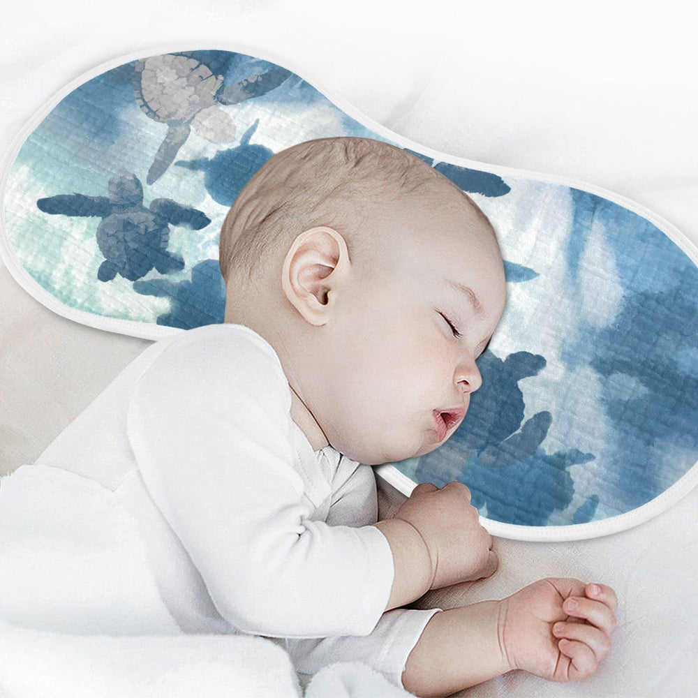 YYZZH burp cloth with TPU waterproof bottom protects outfits.
