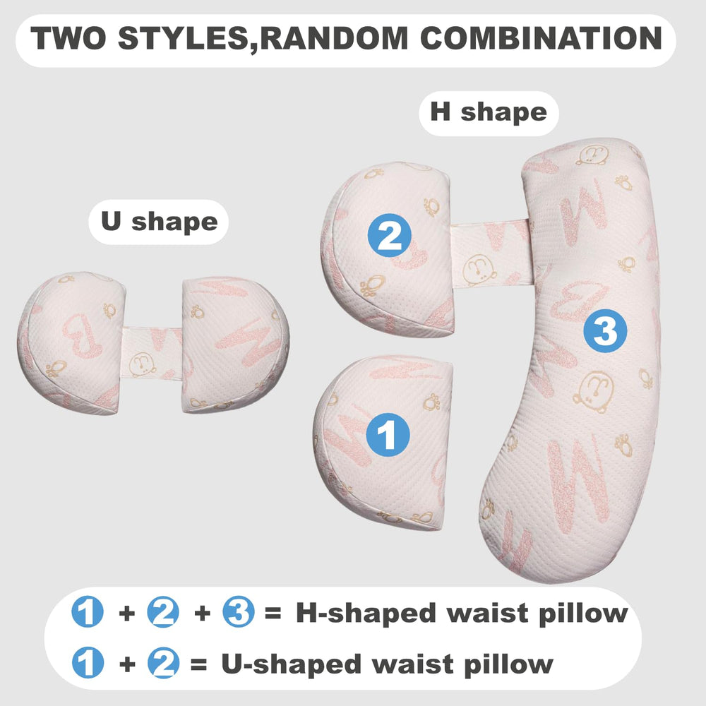 YZCCtixi long-arm wrap design offers hip and knee support for side sleeping.