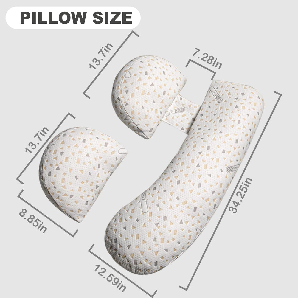 YZCCtixi pregnancy pillow makes a thoughtful baby shower gift.