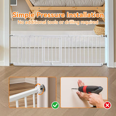 YZHDUXIU step-over design enables easy passage for people and pets