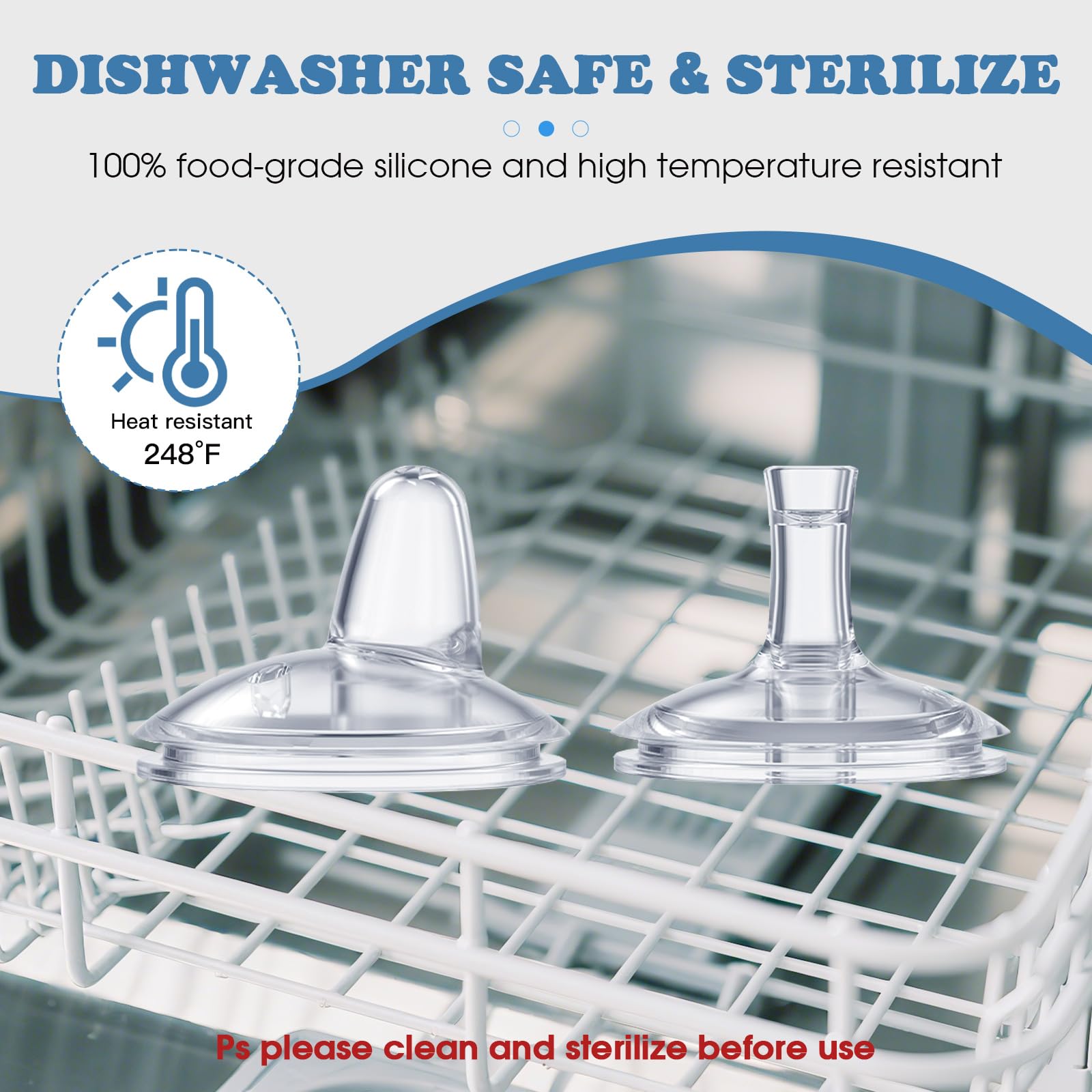 Zafflerva BPA-free silicone nipple promotes safe, comfortable feeding.
