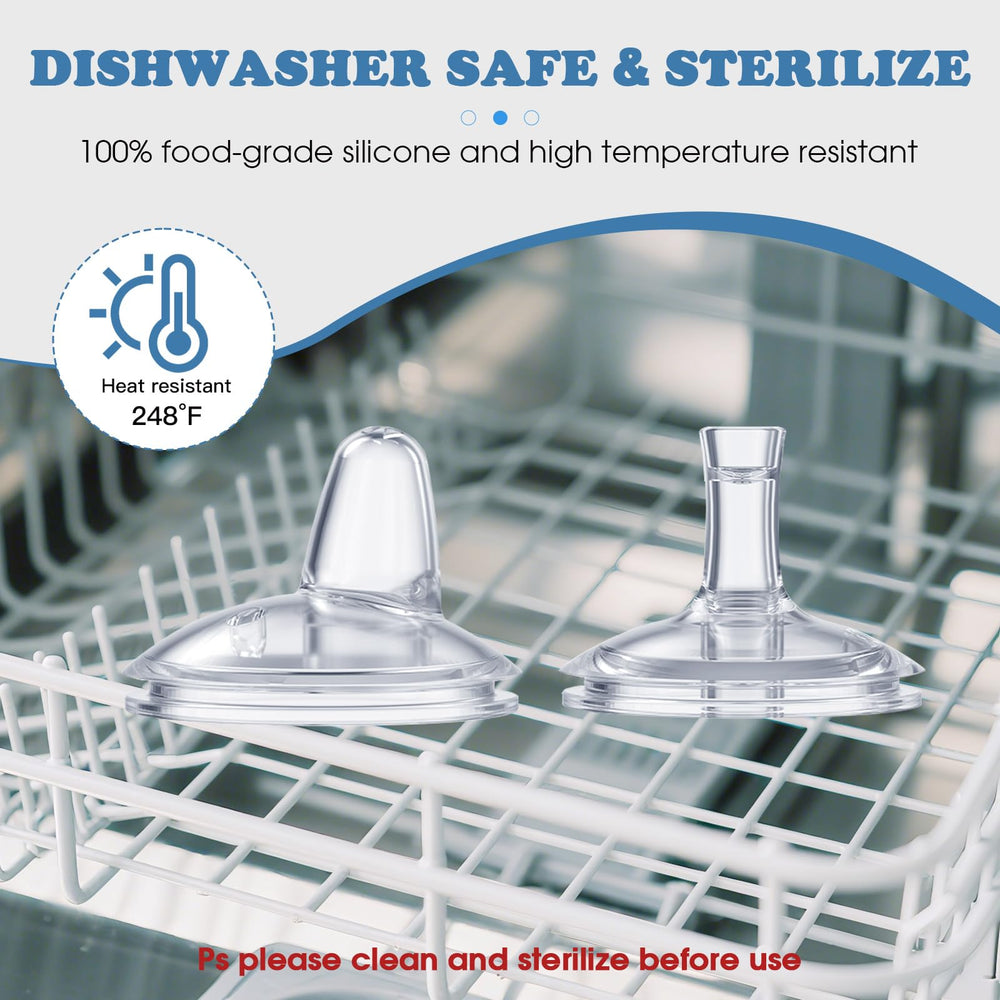 Zafflerva BPA-free silicone nipple promotes safe, comfortable feeding.