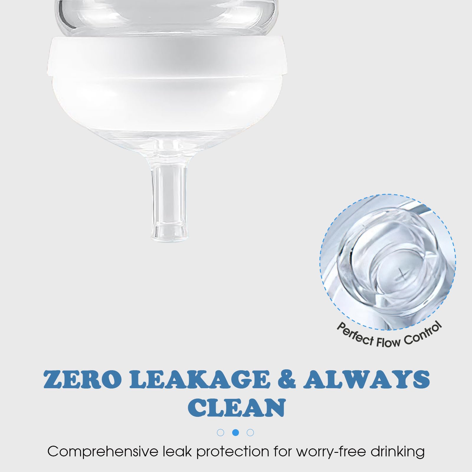 Zafflerva leak-proof design reduces spills during busy feedings.