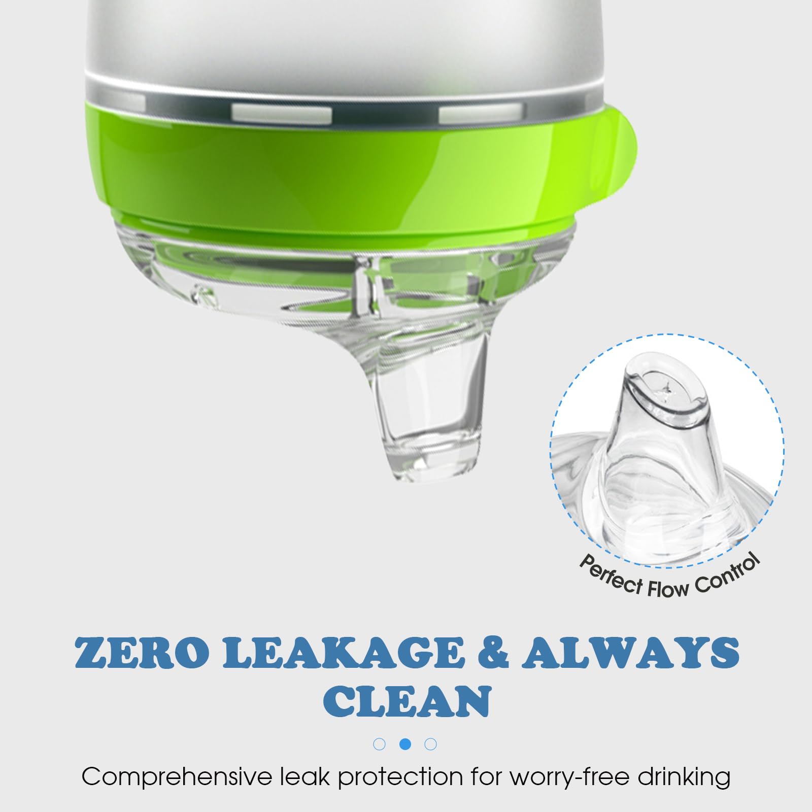 Zafflerva leak-resistant design minimizes spills during busy mealtimes.