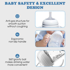 Zafflerva ergonomic-handles support tiny hands learning to grip and self-feed.