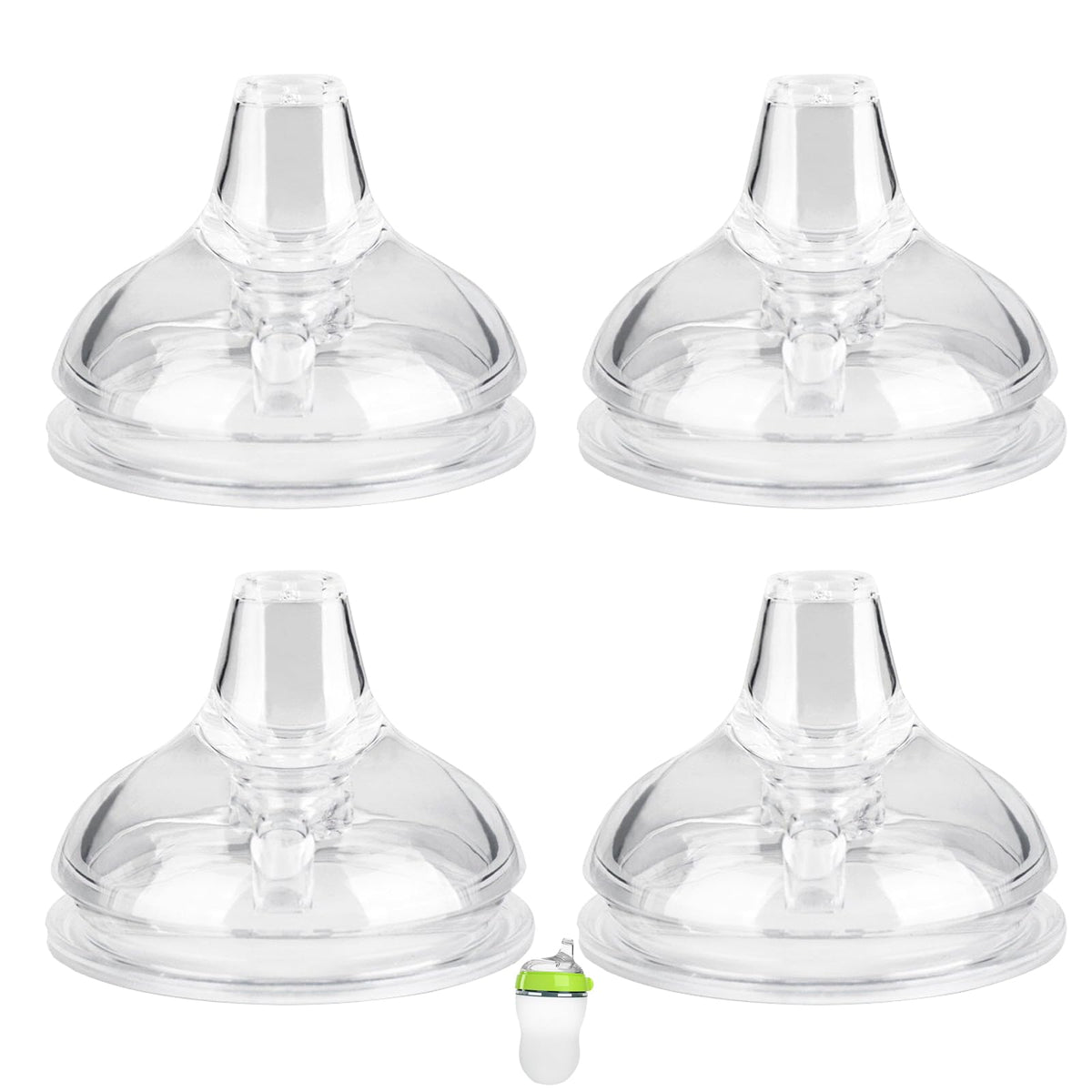 Zafflerva spout nipples for Comotomo bottle compatibility supports smooth transition to a training cup.