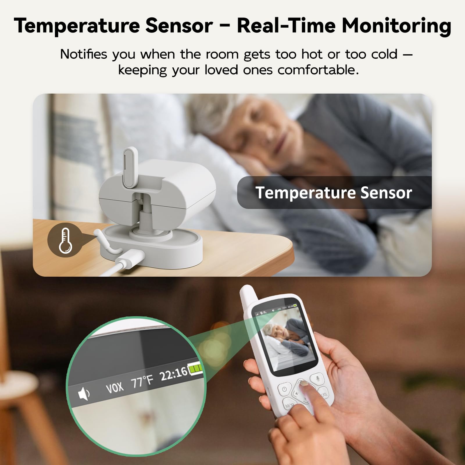 Zaguoroo Compact 2.8-inch Screen highlights portable, wall-mountable design
