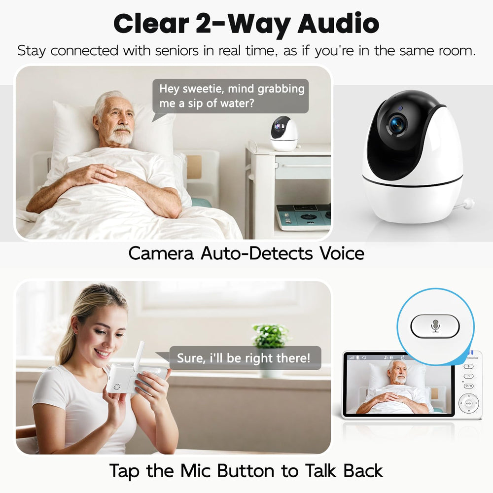 Zaguoroo Elderly Monitor infrared night vision for nighttime checks