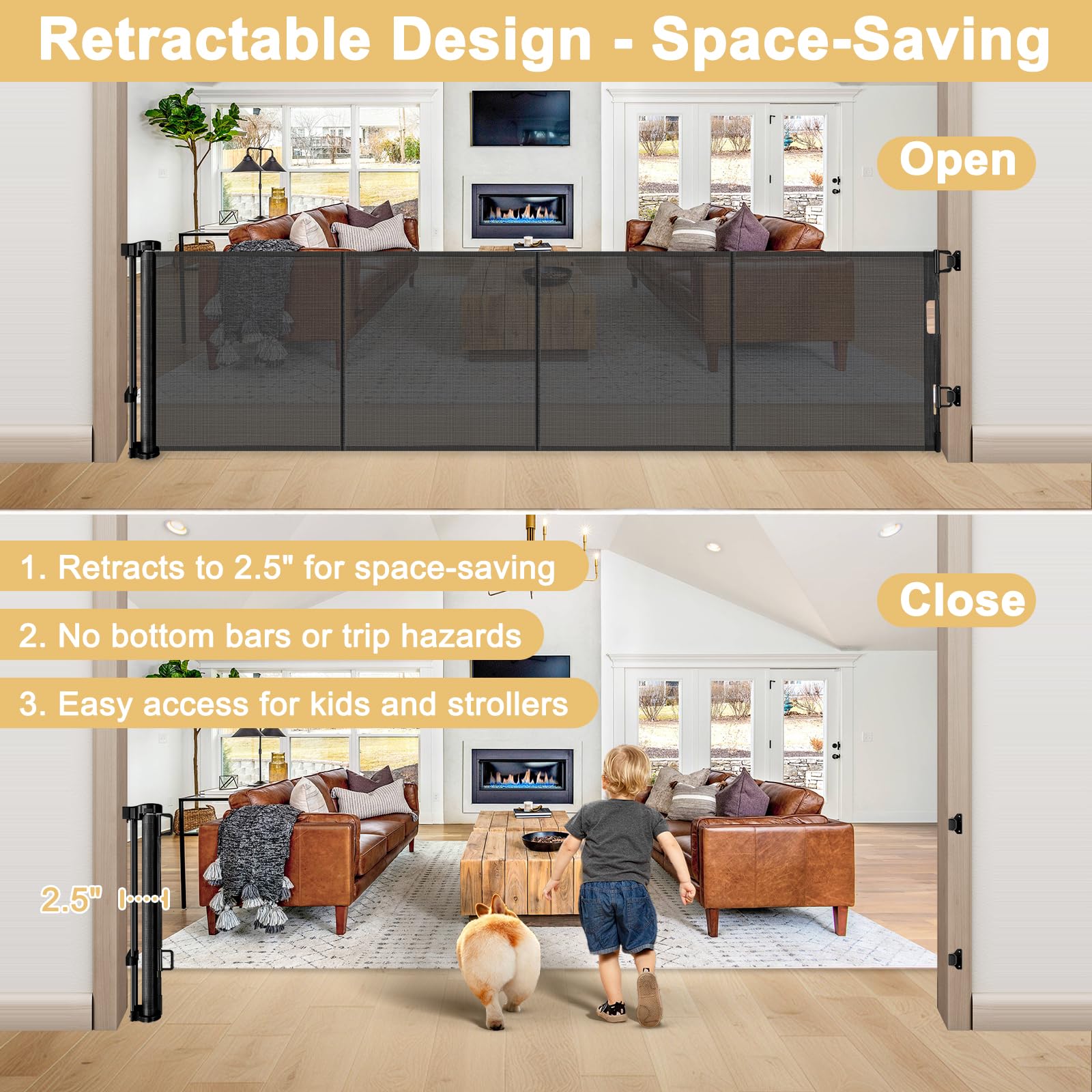 Zaguoroo indoor outdoor gate serves as versatile barrier for routes